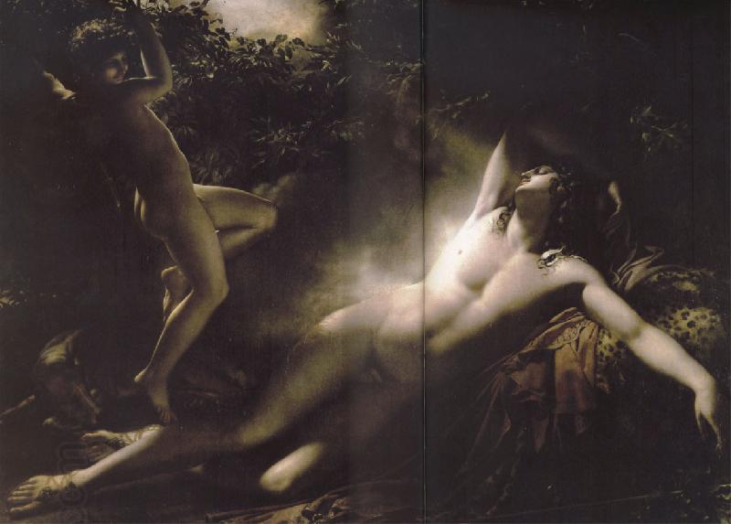 Anne-Louis Girodet-Trioson Endymion effet de lune oil painting picture